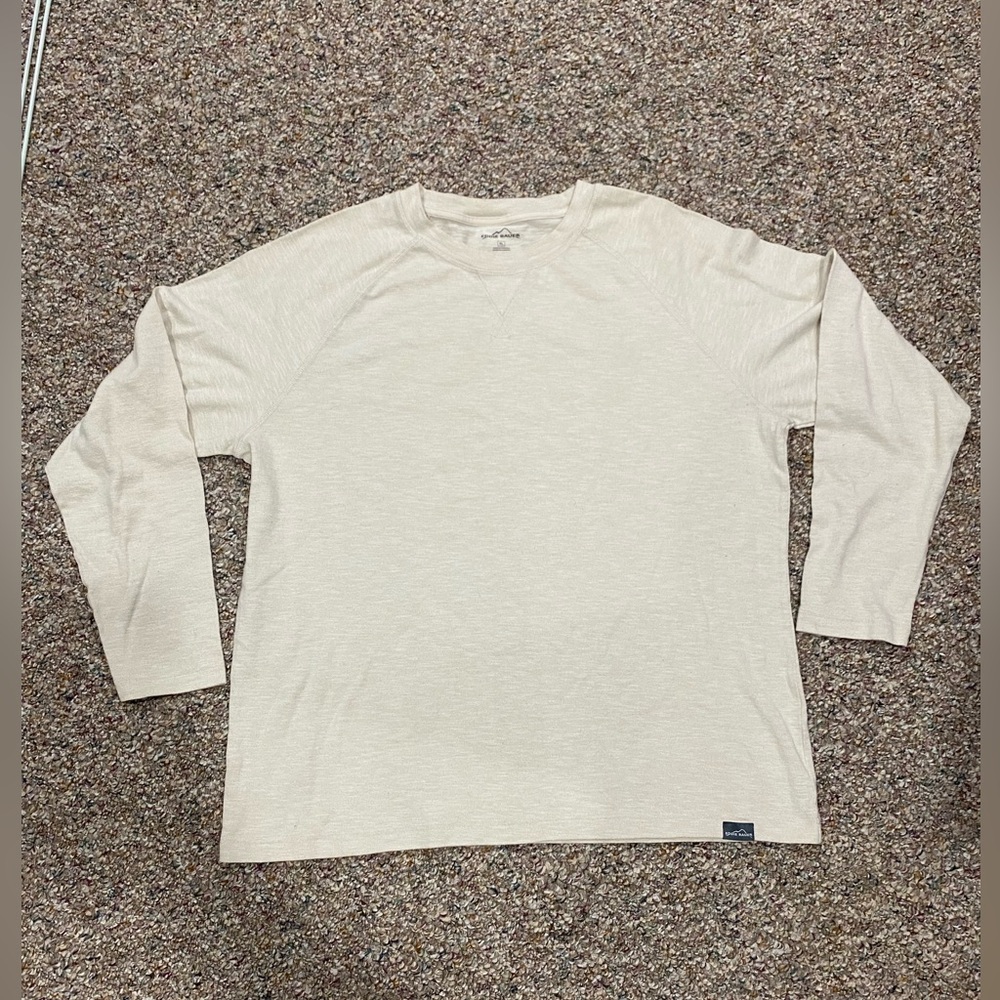 3/$10 Eddie Bauer Off-White Long Sleeve Shirt